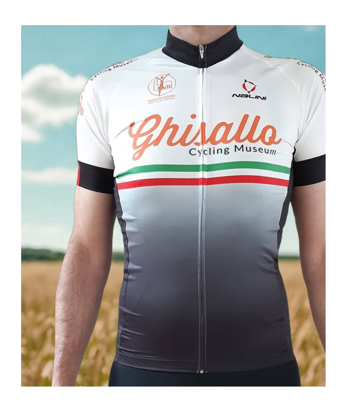 BIENNO Technical jersey Italian tricolor Ghisallo Cycling Museum
