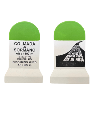 Large GHISALLO and MURO DI SORMANO milestone