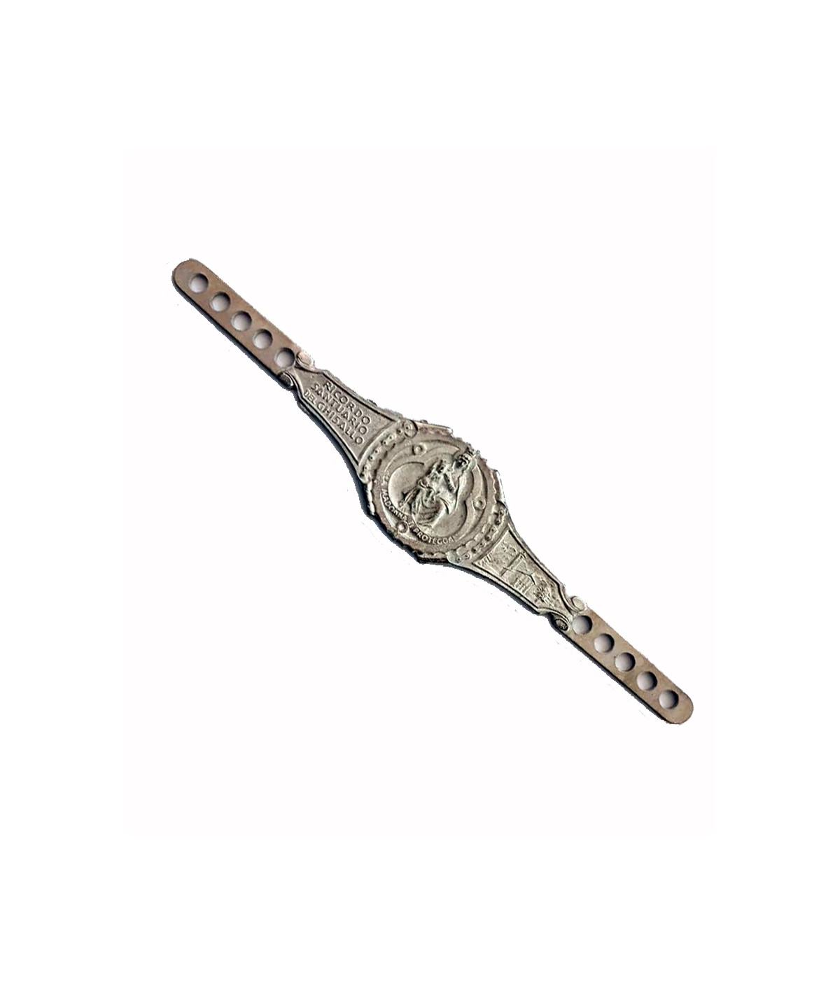 Shaped bycicle clamp, logo Madonna del Ghisallo